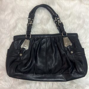 B. Makowsky Leather Shoulder Bag B30